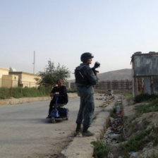 KABUL. Vigilancia tras el atentado.