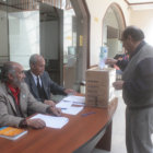 VOTACIN. Abogados emitieron su voto.