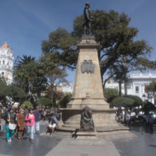 CIUDAD. Sucre mantuvo ayer la tranquilidad que carateriza a la ciudad en sus calles. La semana que viene, podra cambiar el panorama.