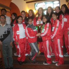 Las integrantes de la seleccin subcampeona compartieron una cena.