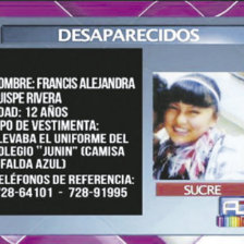 ALE. Padre sigue buscando a su hija.