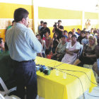 ELECCIONES. El binomio Samuel Doria Medina y Ernesto Surez en el Chapare, ayer.