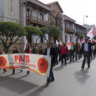 Aniversario. La marcha de la militancia.