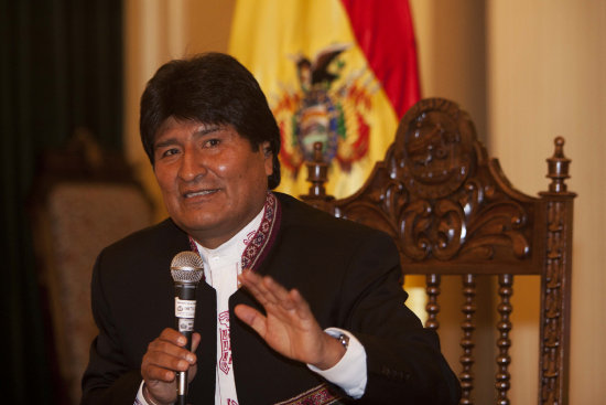 ACTO. El presidente Evo Morales.