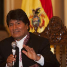 ACTO. El presidente Evo Morales.