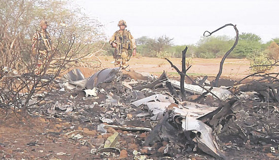 FRICA. La zona del siniestro.