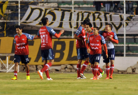 El cuadro aviador gan el partido de ida, jugado el jueves, en La Paz.