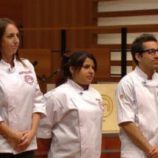 FINALISTAS. Natalie Neuberger, Elba Rodrguez y Pablo Fekete llegaron a la ltima noche de MasterChef en Argentina. Gan la descendiente de bolivianos.