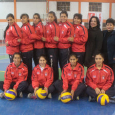 Las jugadoras, cuerpo tcnico y dirigentes que se ausentaron a La Paz, para la Liga Superior.