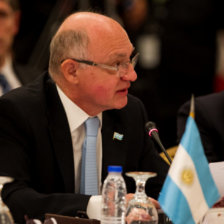 LITIGIO. El canciller argentino, Hctor Timerman, durante una de las audiencias.