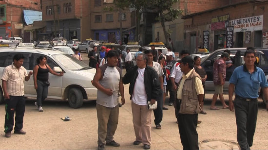 PROTESTA. En el municipio de Caravani, ayer.