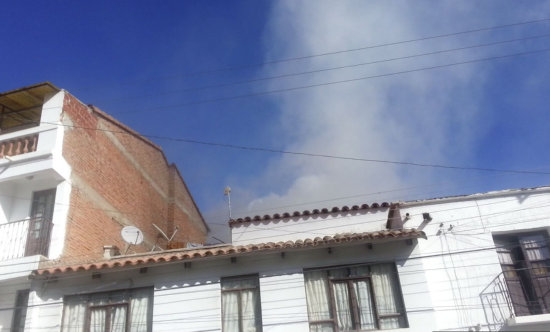 ACCIDENTE. Una habitacin se incendi en la calle Regimiento Charcas.