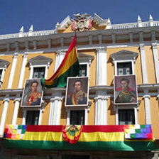 PALACIO. La sede de Gobierno en La Paz.