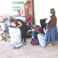 PUESTOS. Fueron trasladados a El Morro.