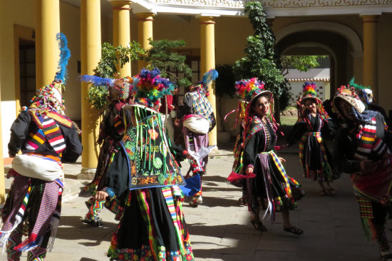 DANZA. El Tinkuy en la presentacin de ayer.