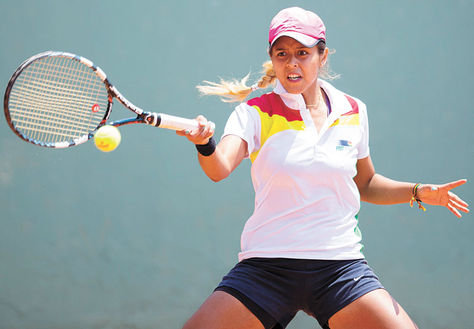 Zeballos durante la Copa Ambor, jugado en Santa Cruz.