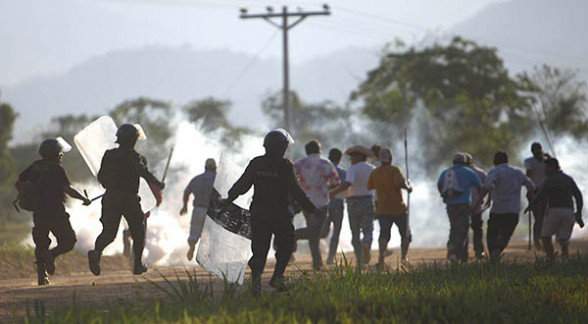 VIOLENCIA. Campesinos fueron agredidos.