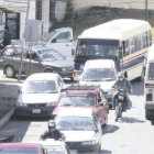 FILAS. Hubo trancaderas en las calles del centro.