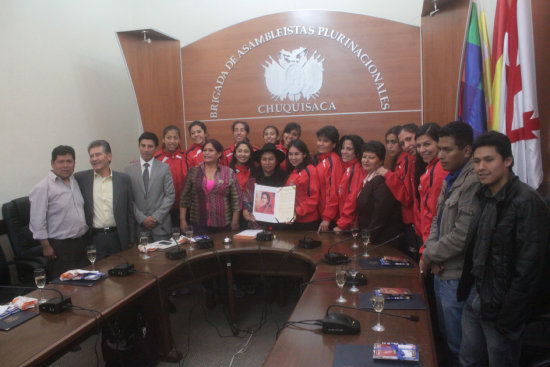 El equipo estudiantil recibi reconocimiento por su ttulo nacional.