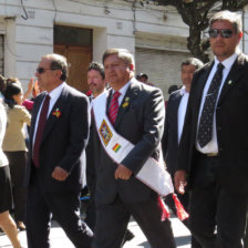 AUTORIDAD. Moiss Torres defendi las ejecuciones presupuestarias de aos pasados.