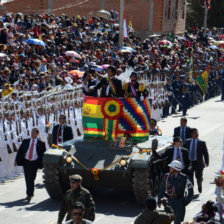 ANIVERSARIO. La Parada Militar se realiz el pasado ao en la ciudad de Potos.