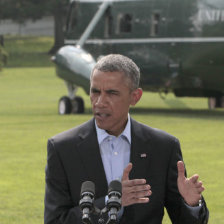 MANDATARIO. Barack Obama durante la conferencia de prensa sobre la crisis de Irak.