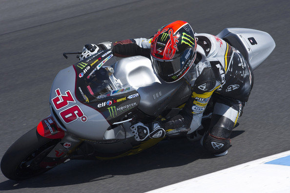 Mika Kallio durante la competencia de ayer.