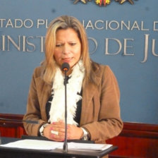 REVOCATORIO. La ministra de Justicia, Sandra Guterrez, dijo que preparan el revocatorio.