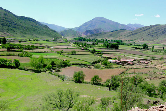 DESARROLLO. Una imagen del rea rural en la regin de Chuquisaca Centro.