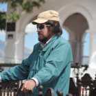 DIRECTOR. Jorge Sanjins, durante la filmacin de su cinta 