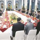 ENCUENTRO. Los miembros del cuerpo diplomtico acreditado en el pas se reunieron ayer en la Cancillera.