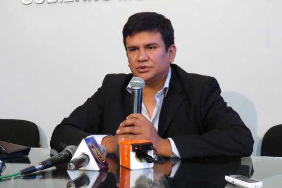 CANDIDATO. Luis Aylln, candidato a segundo senador por Chuquisaca de UD.