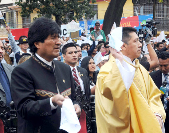 URKUPIA. El presidente Evo Morales.