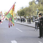 HOMENAJE. Las FF.AA. rindieron homenaje a la Bandera.