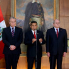 LMITES. Humala durante la ceremonia.