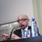 DECLARACIN. El canciller argentino, Hctor Timerman, en conferencia de prensa.