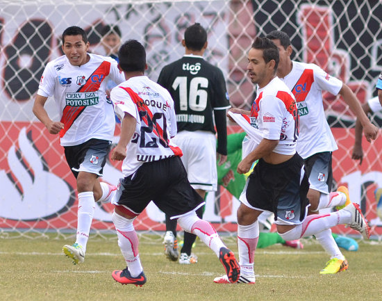 Nacional Potos ir a Paraguay a defender la ventaja mnima.