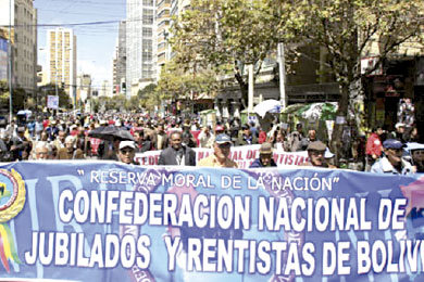 JUBILADOS. El sector est movilizado.