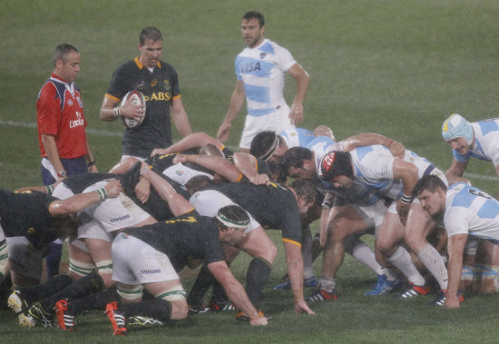 Los Pumas de Argentina cayeron ayer a manos de Sudfrica.