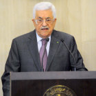 MANDATARIO. El presidente palestino Mahmoud Abbas durante su comparecencia en Egipto.