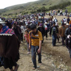 HECHO. Los familiares de las dos personas quemadas en territorio potosino.