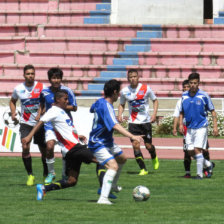 El partido amistoso entre Stormers y Nacional Potos se disput ayer, en el estadio Patria.