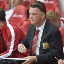 El entrenador Louis Van Gaal an no consigui un triunfo con el United.