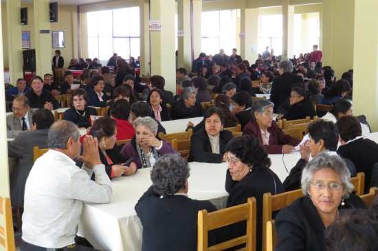 FESTEJO. El almuerzo ofrecido por la Alcalda.