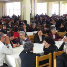 FESTEJO. El almuerzo ofrecido por la Alcalda.