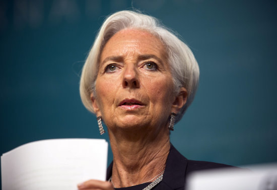 IMPUTADA. Christine Lagarde durante una rueda de prensa en Washington. La ejecutiva del FMI enfrenta un juicio en su pas, Francia.