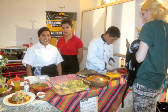 FESTIVAL. La presentacin de una de las empresas que particip del Gastrotur Sucre 2014.