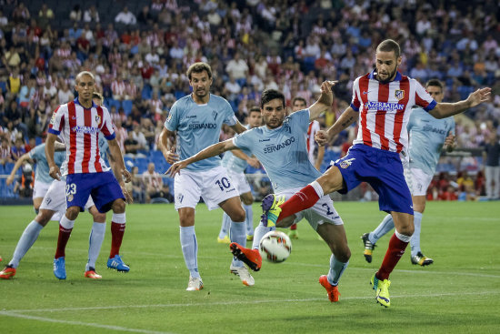 Un pasaje del partido entre Atltico de Madrid y Eibar.