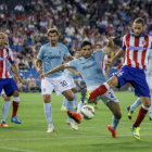 Un pasaje del partido entre Atltico de Madrid y Eibar.