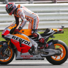 El espaol Marc Mrquez gan en el circuito de Silverstone.